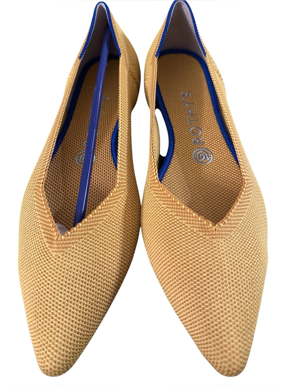 Rothy's The Pointed Flat in Marigold size 9. New without box.